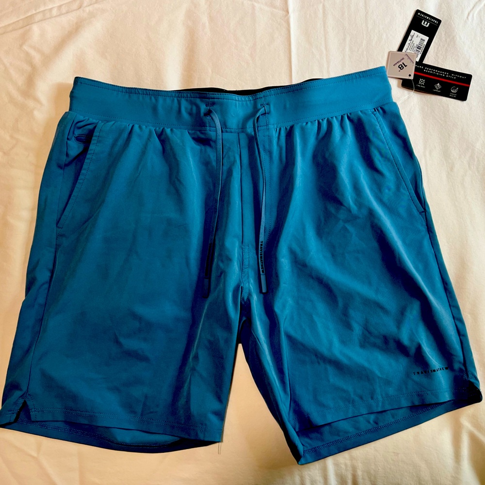 NWT Large Blue Travis Mathew Swim Trunks